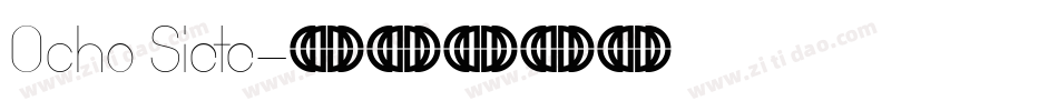 Ocho Siete字体转换